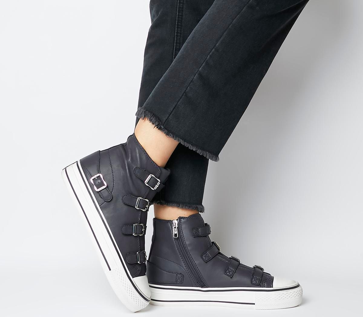 Ash graphite top high tops