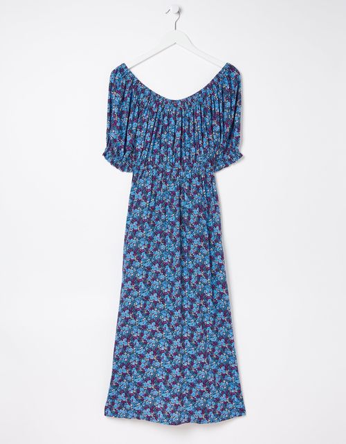 Carey Ink Floral Midi Dress