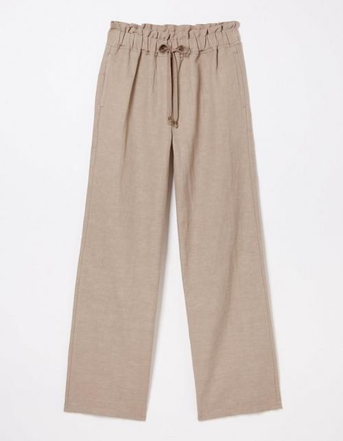 Iva Wide Leg Linen Trousers