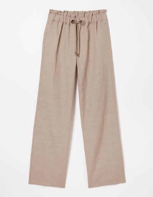 Iva Wide Leg Linen Trousers