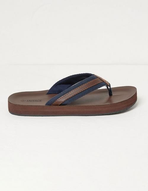 Mens Ryde Leather Flip Flop