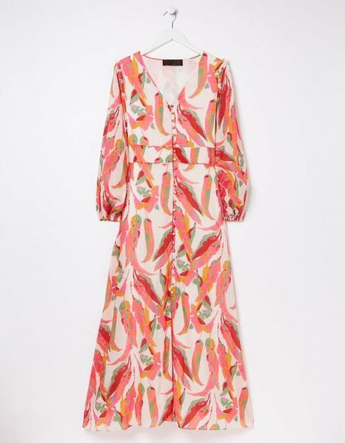 Peony Painted Leaves Maxi...