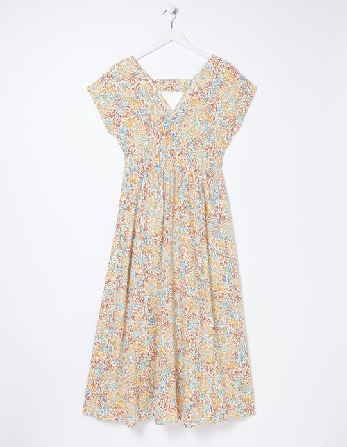 Rae Linen Blend Midi Dress