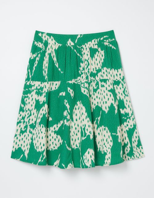 Wynne Textured Leaves Skirt