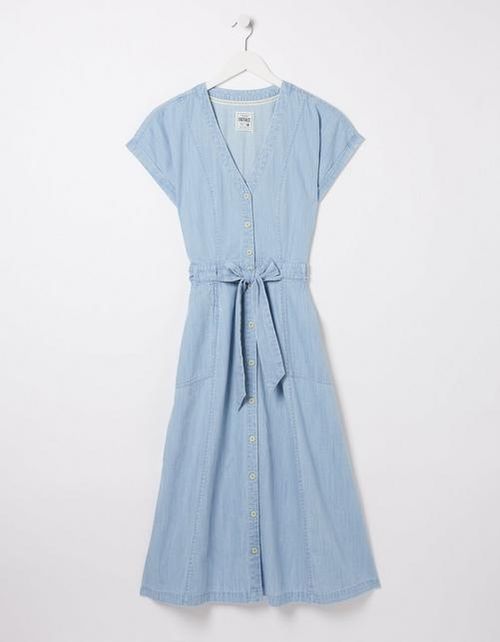 Odette Denim Midi Dress