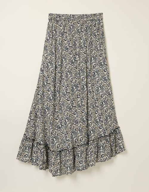 Lissy Inlay Floral Maxi Skirt