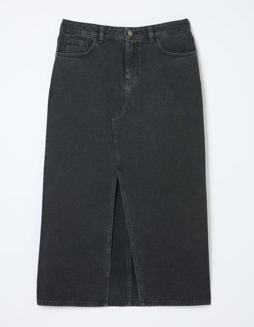 Ava Denim Midi Skirt