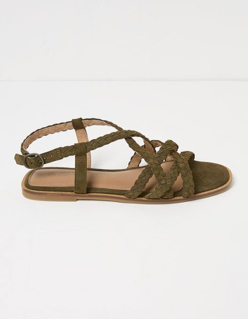 Estelle Suede Strap Sandals