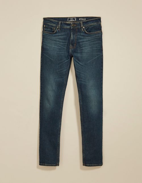 Mens Mid Wash Slim Jeans