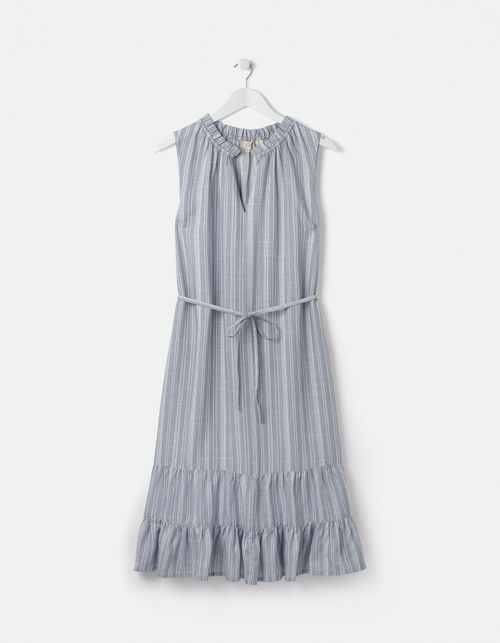 Cecille Stripe Tiered Dress