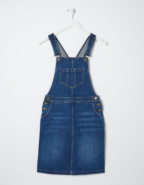 Lulu Denim Pinafore Dress