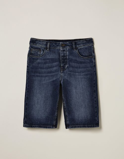 Denim Bermuda Shorts