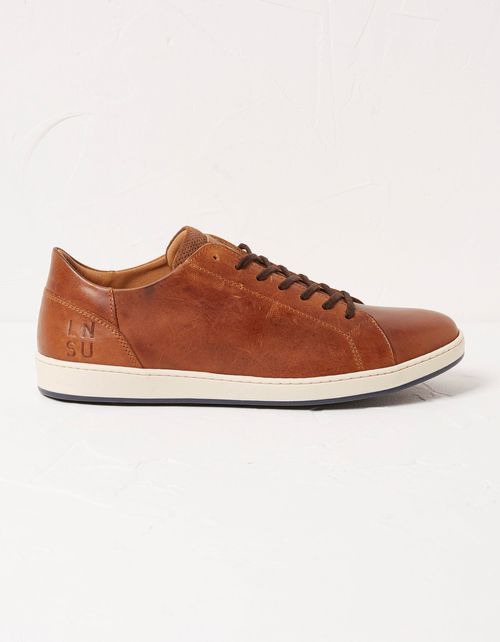 Mens Leather Trainers