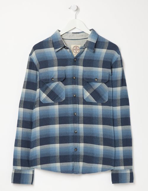 Mens Ombre Check Shirt