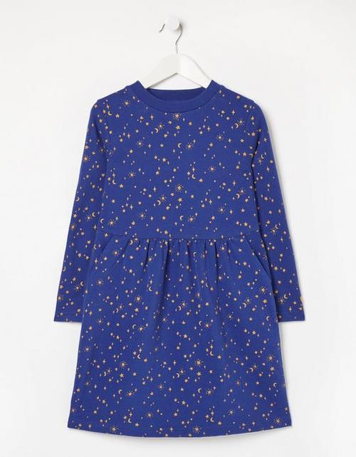 Star and Moon Sweater Dress