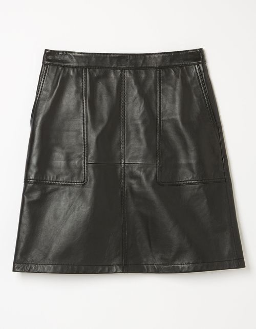 Eliza Leather Skirt