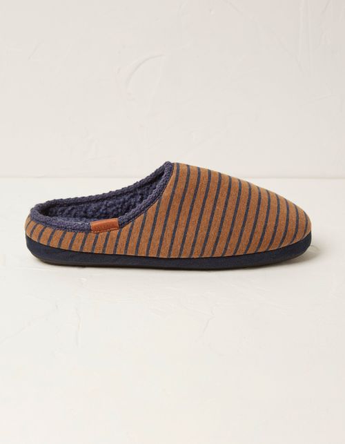 Mens Striped Jersey Mule...