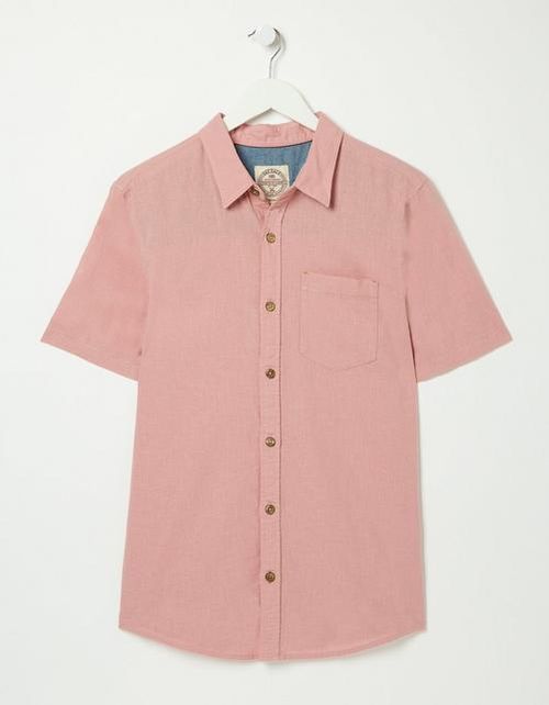 Mens Bugle Cotton Linen Shirt