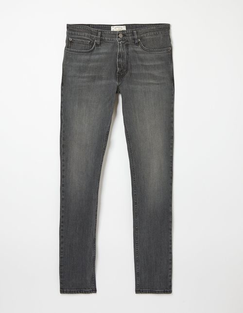 Mens Lean Slim Grey Wash Jeans