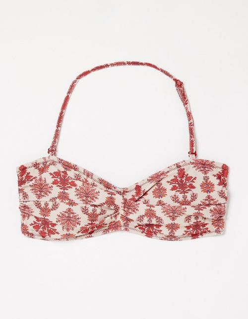 Jaipur Floral Twist Bikini Top