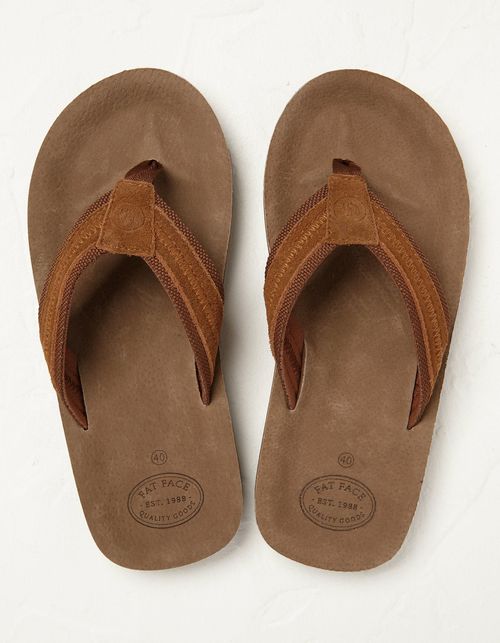 Mens Burcott Suede Flop