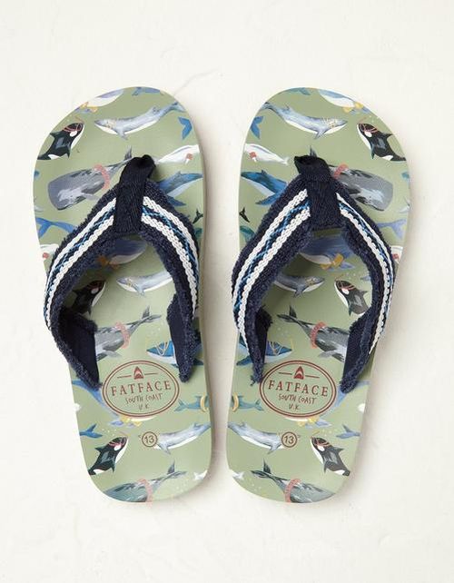 Kids Whale Flip Flops