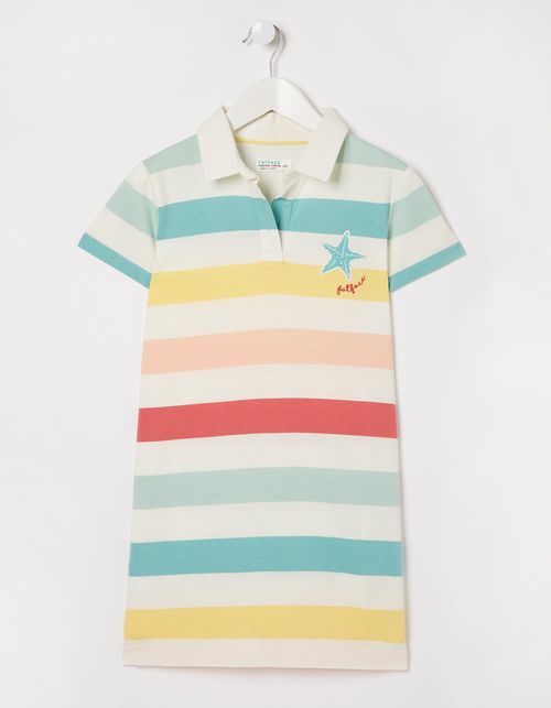 Lena Stripe Polo Dress