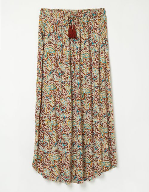 Sienna Paisley Jersey Skirt