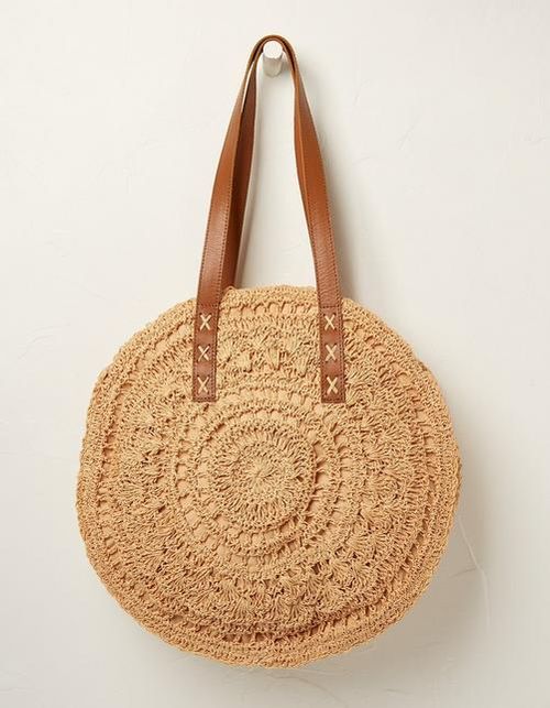 Round Straw Bag