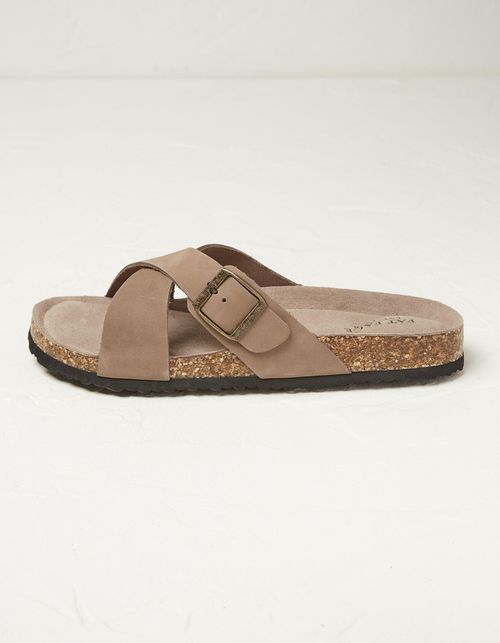 Lois Crossover Footbed Sandals