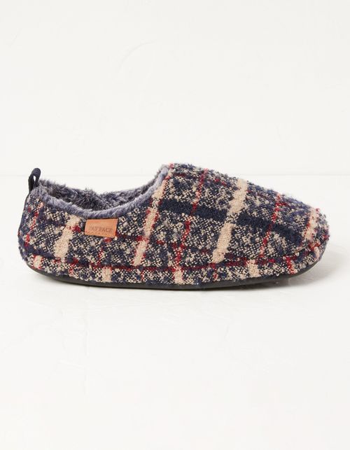 Mens Maddox Check Mule...