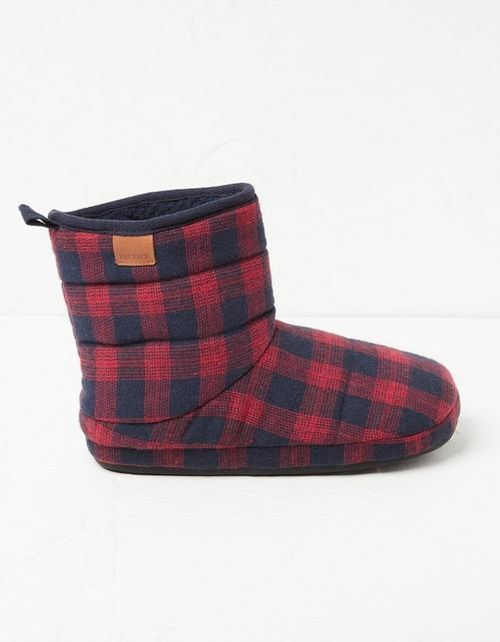 Mens Carlton Check Slipper...