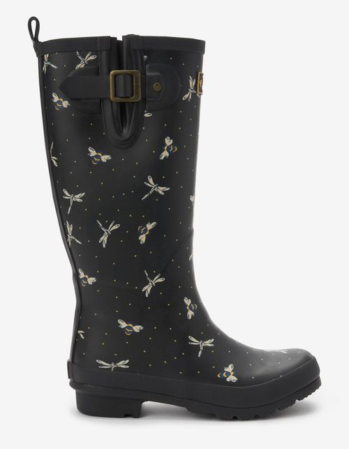 Bee Print Tall Wellies