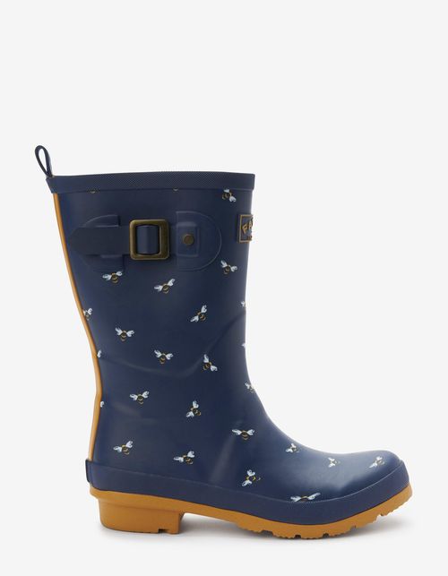 Bee Print Mid Wellies