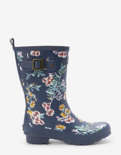 Floral Print Mid Wellies