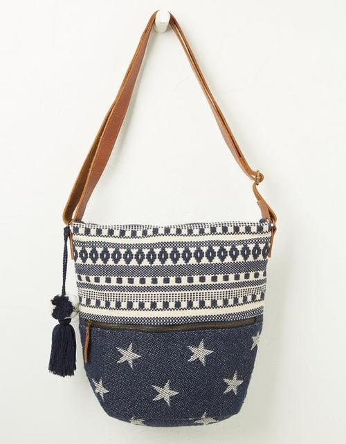 Tia Woven Star Bag