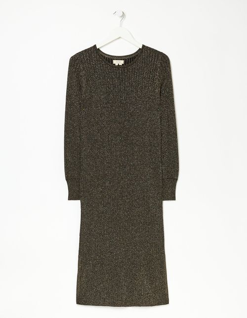 Metallic Knitted Dress