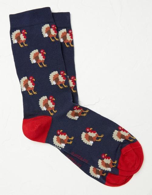 Mens One Pack Turkey Socks