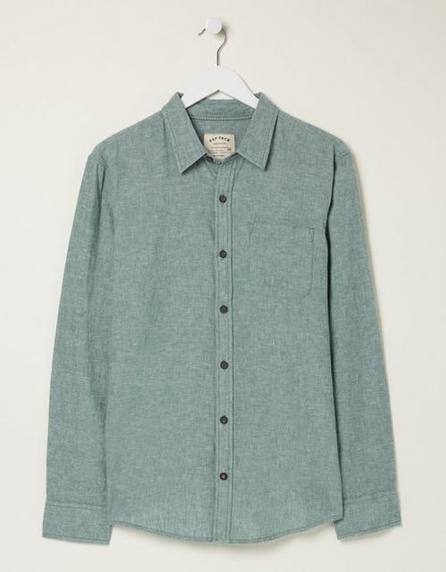 Mens Bugle Linen Cotton Shirt