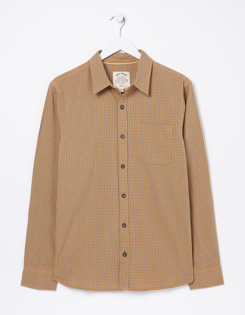 Mens Gower Mini Gingham Shirt