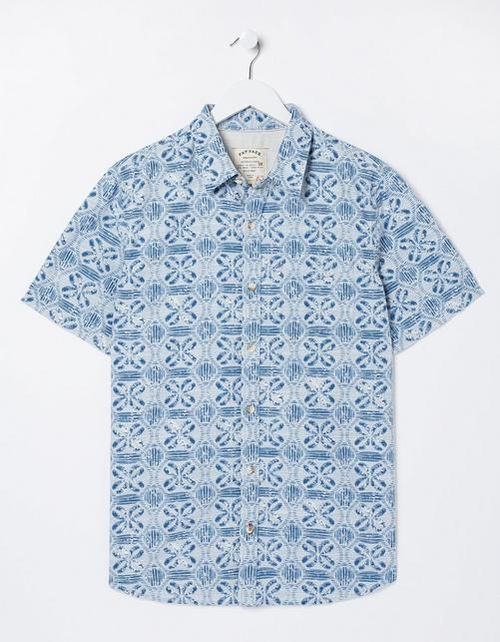 Mens Tile Print Shirt