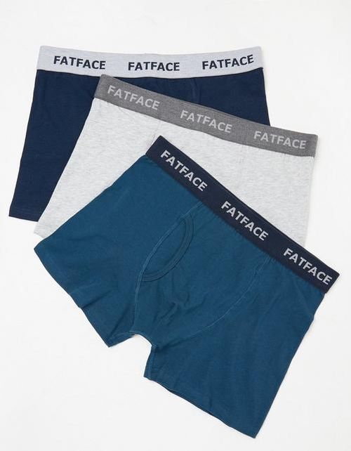 Mens Three Pack Plain Boxers