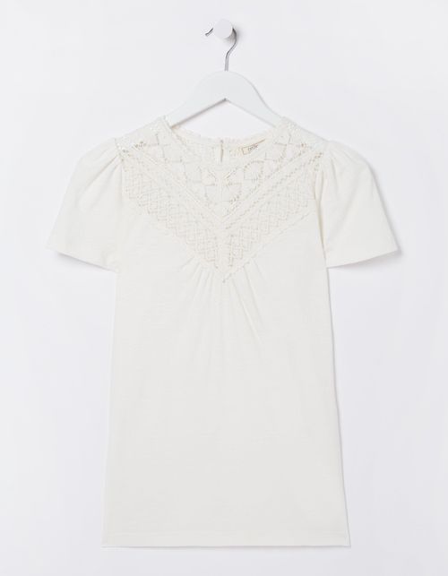 Lily Lace Henley Top