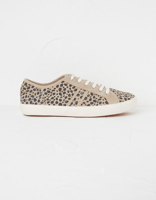 Harlow Animal Print Lace Up...