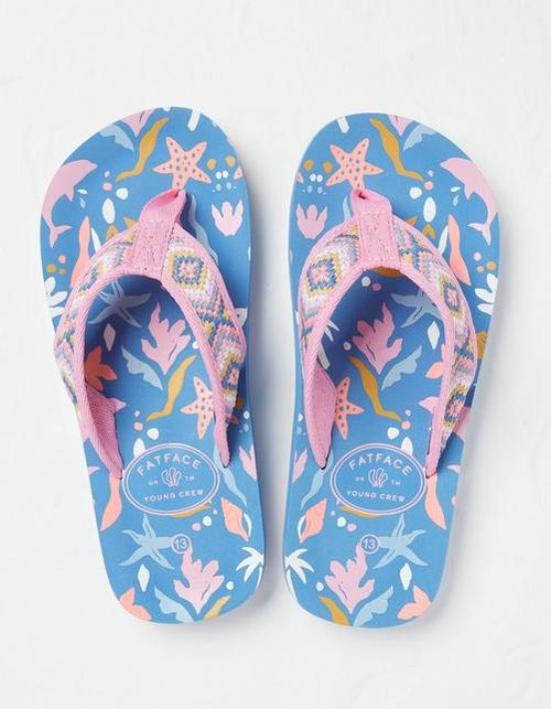 Sea Scape Flip Flops