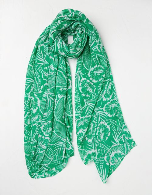 Tropical Leaf Multi Use Scarf