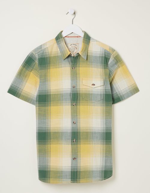 Mens Ombre Check Shirt