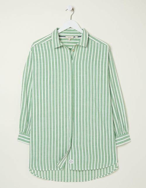 Billie Stripe Longline Shirt