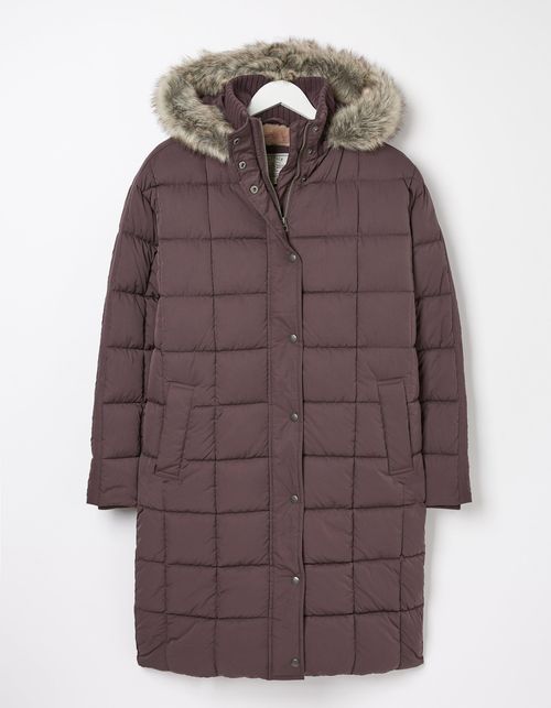 Quilted Mid-length Coat