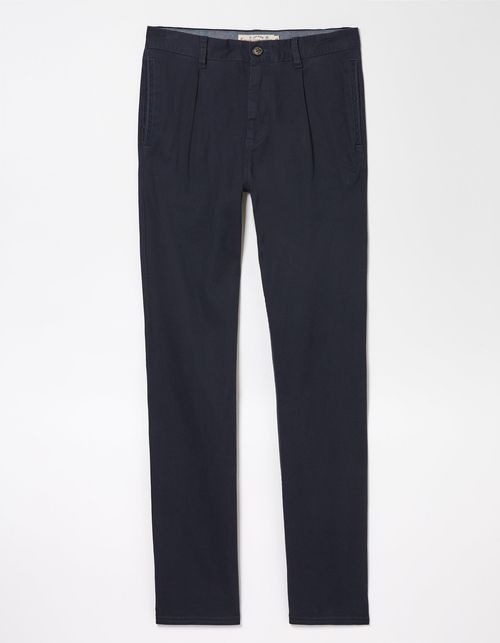 Mens Pleated Chino Trousers